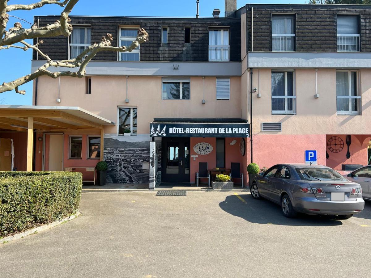 Hotel Restaurant De La Plage Gland VD Exterior foto