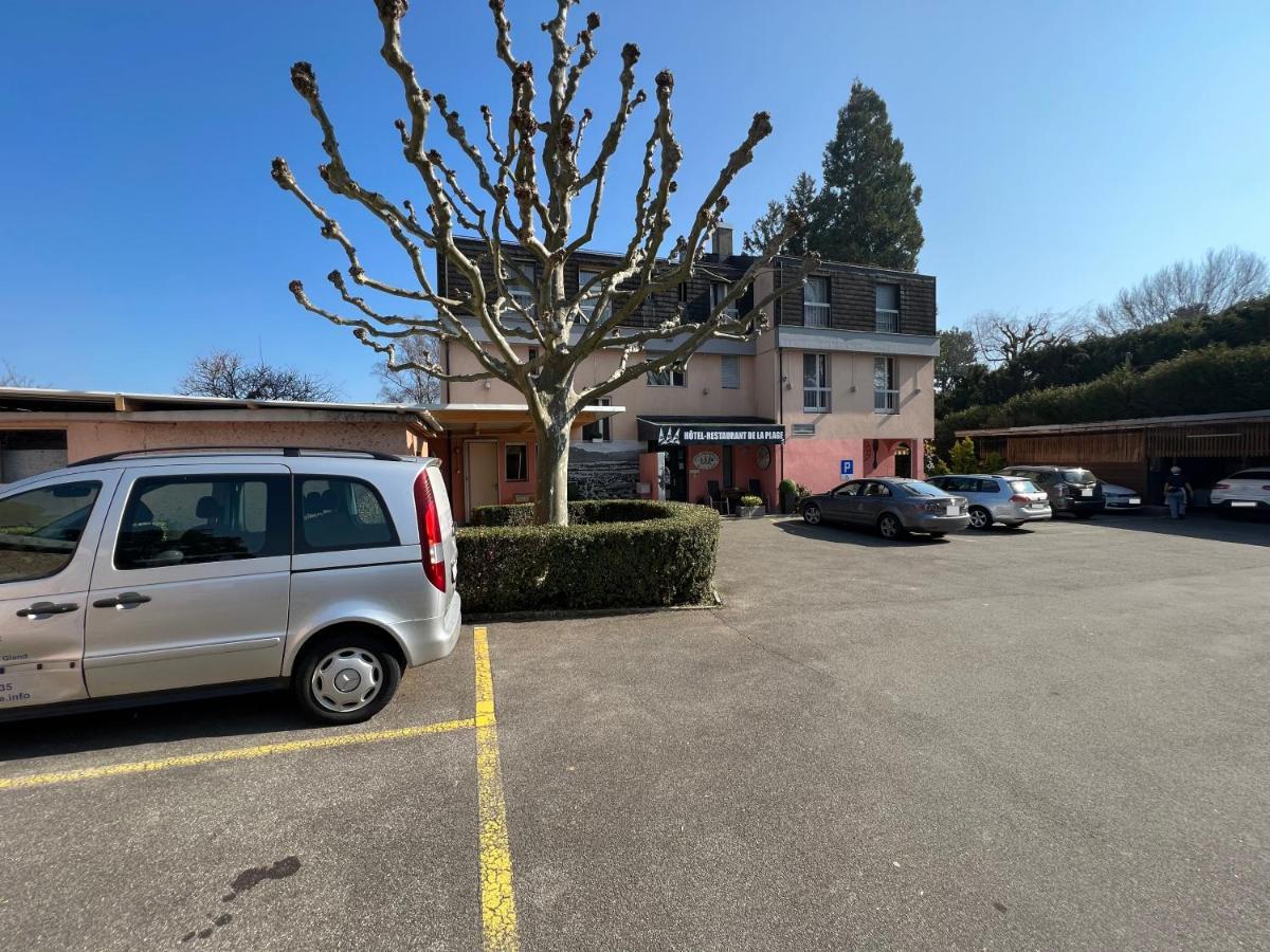 Hotel Restaurant De La Plage Gland VD Exterior foto