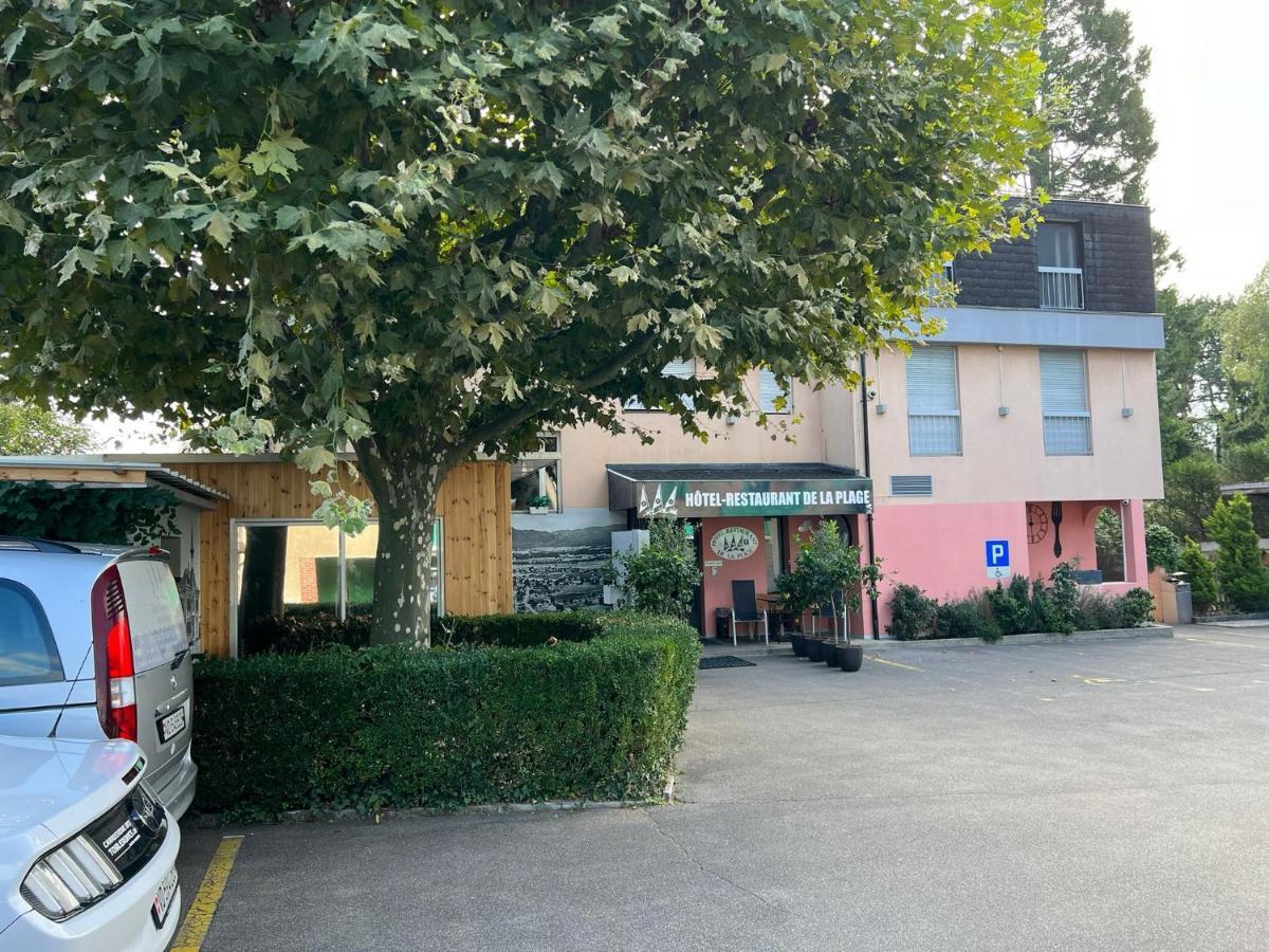 Hotel Restaurant De La Plage Gland VD Exterior foto